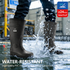 S5 Safety 长筒靴 – 防水 PVC 钢头工作靴 W-6038 黑色