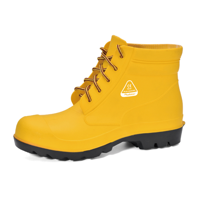 钢头雨靴 W-6050 黄色 SteelGuarder