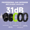 ABS 听力防护 耳罩 保护耳罩 现货产品 FM-1B 绿色