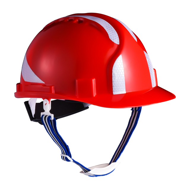 红色建筑安全帽 W-036