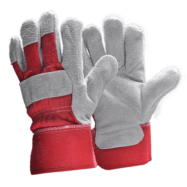 牛皮安全安全手套 FL-1015红
