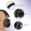 ABS 听力防护 耳罩 保护耳罩 现货产品 FM-1B 绿色