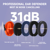 ABS 听力防护 耳罩 保护耳罩 现货产品 FM-1B 橙色