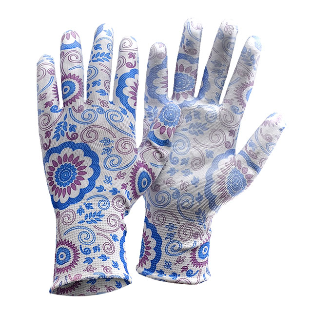 女士设计花园安全手套 FL-PU2001EF1