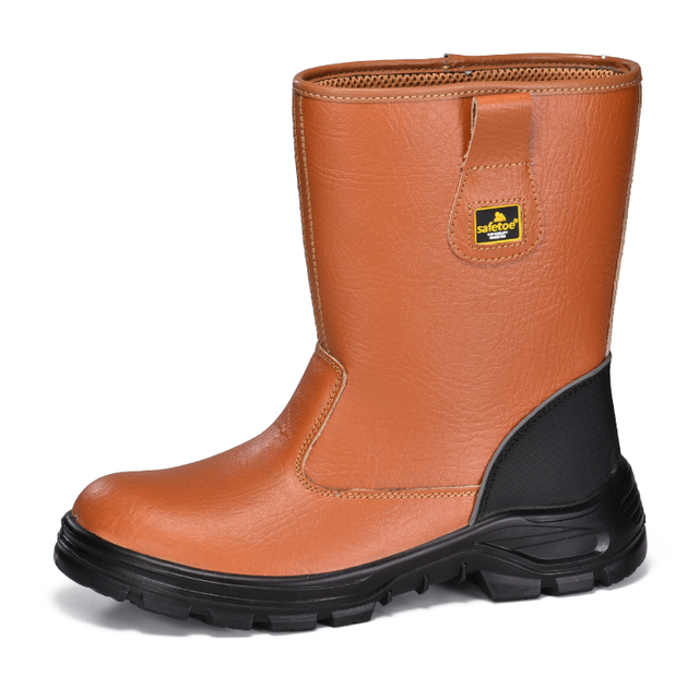 CE 认证钢头 Builders 安全靴 H-9430 棕色