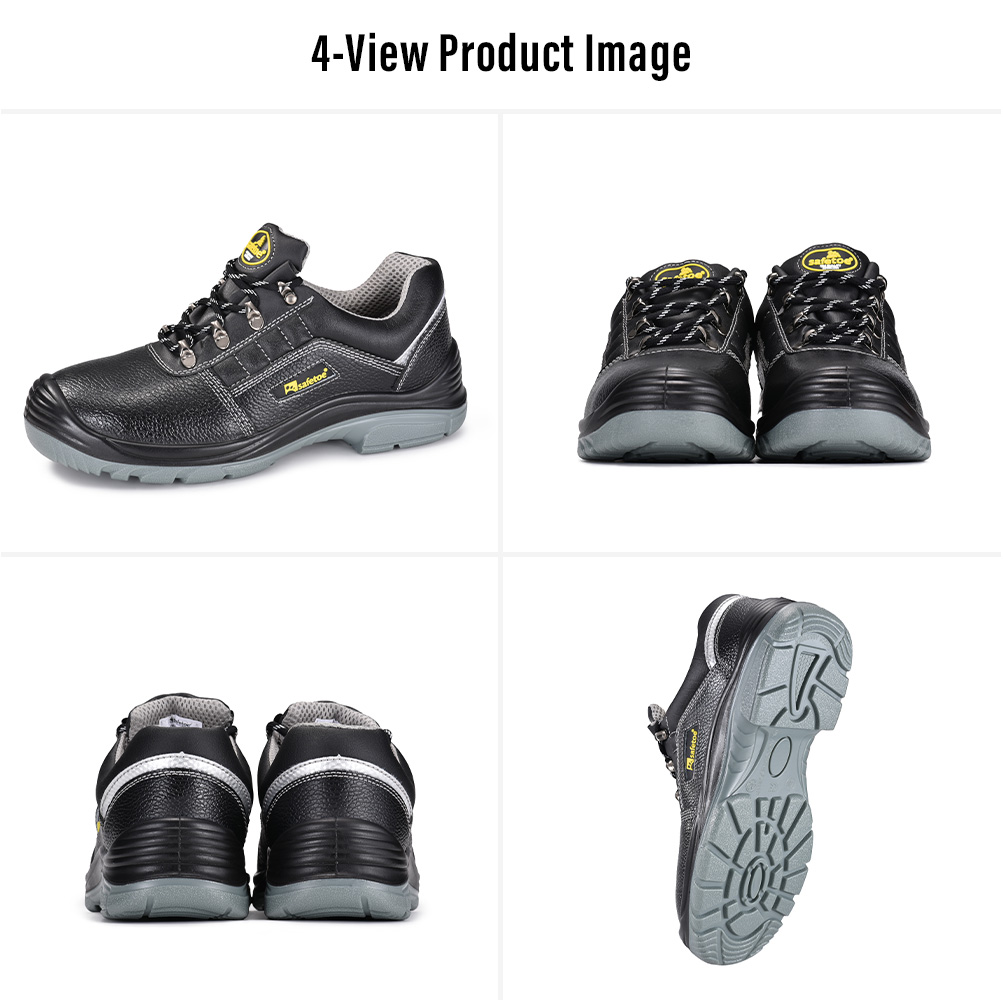 L-7163 WorkShield Pro S3 Safety Shoes Multi-View L-7163 WorkShield Pro 轻型 S3 钢趾建筑安全鞋多视图