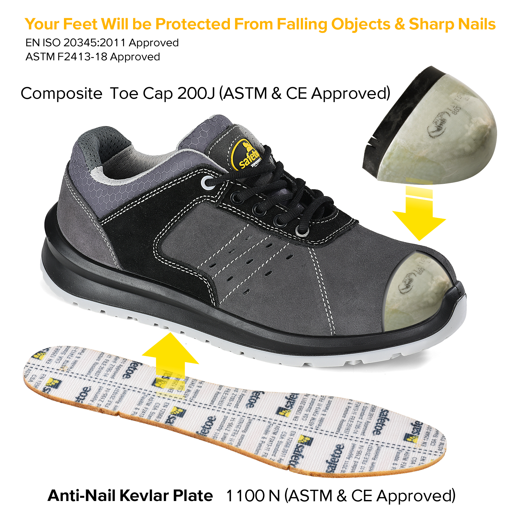 L7331-composite toe work shoes L7331-复合趾工作鞋